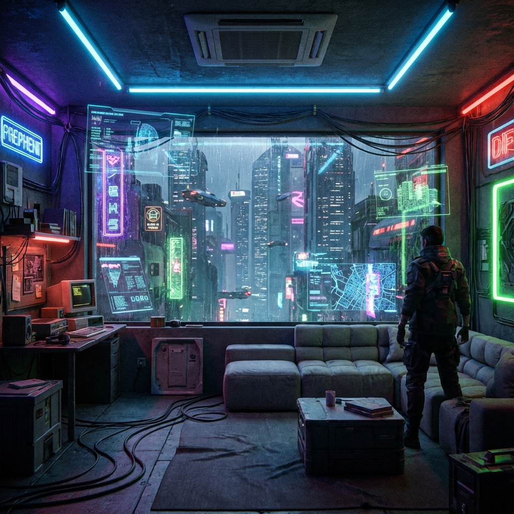 Cyberpunk Environment Art